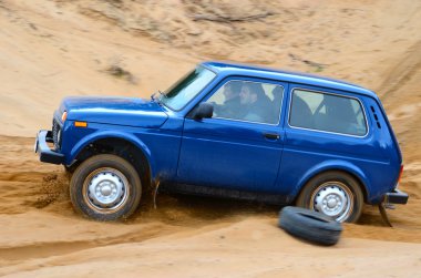 Lada 4 x 4, test sürüşü