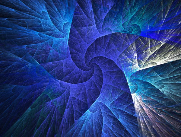 Abstracte fractal achtergrond met elementen van rotatie, draad — Stockfoto