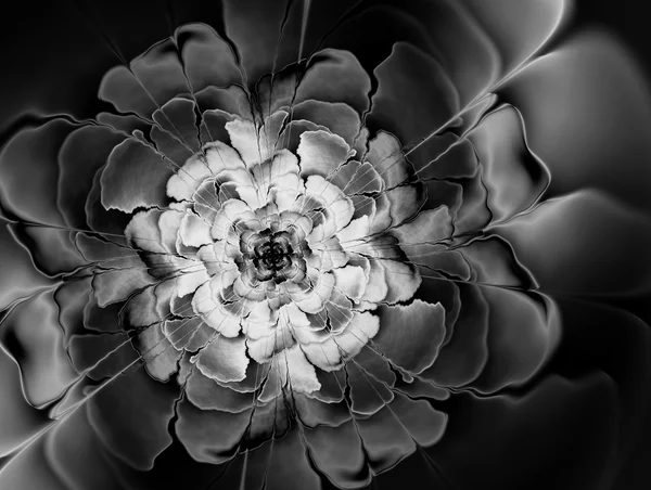 Abstracte fractal marmeren bloemen — Stockfoto