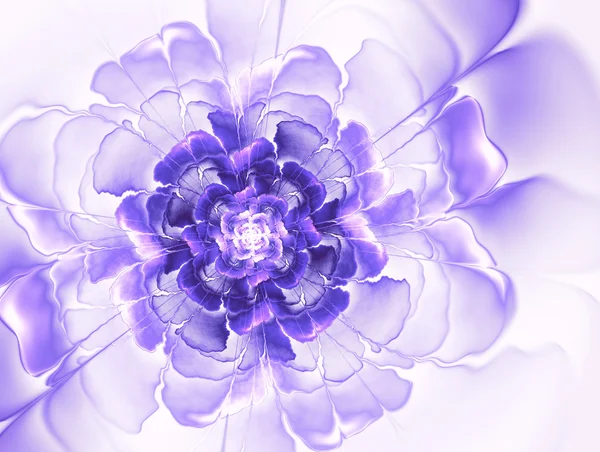 Flores fractales abstractas de mármol violeta — Foto de Stock