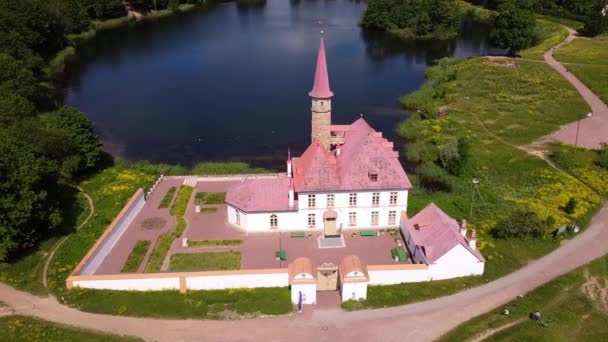 Převorský Palác Gatčíně Leningradská Oblast — Stock video