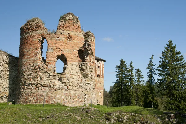 Vana-vastseliina burg, estland — Stockfoto