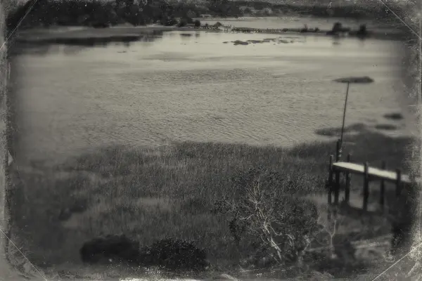 Duck creek i Wellfleet, Ma på Cape Cod — Stockfoto