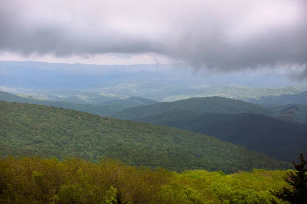 Appalache Hegység Virginia Kilátás Whitetop Mountain — Stock Fotó