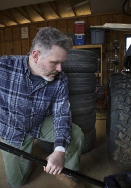 Jack vehcile üzerinde kullanan adam