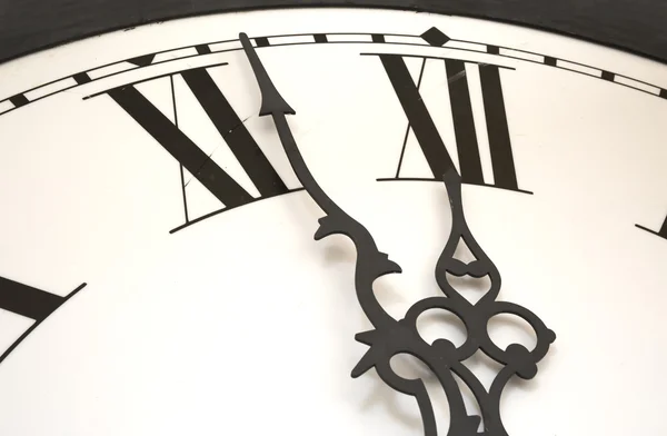 Clock at almost midnight — Stock Photo, Image