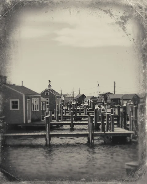 Massachusetts balıkçı köyü — Stok fotoğraf
