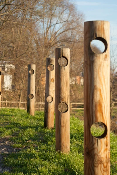 Fence without dowels — Stock Photo, Image