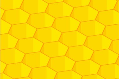 İzometrik projeksiyon arka planında altıgen bal petekleri.