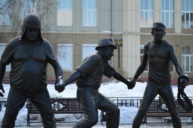 Irkutsk anıt Leonid Gaidai