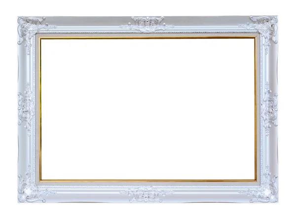 Hermoso marco vintage sobre fondo blanco — Foto de Stock