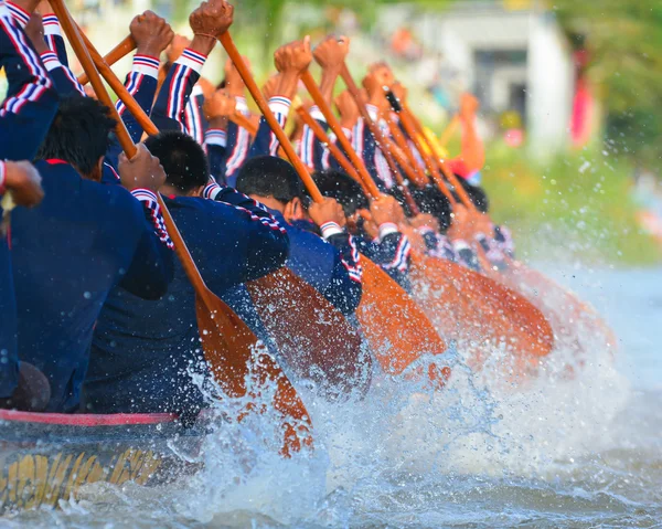 Rowing team race — Stock Photo, Image