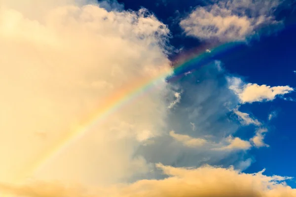 Rainbow and clouds — Stock Photo, Image