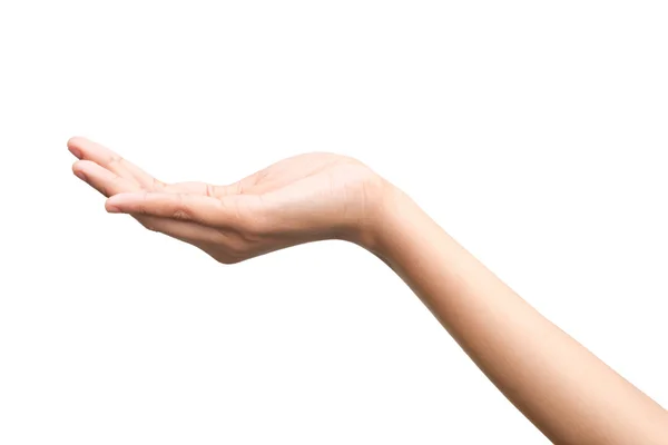 kadın el. Beyaz arka plan üzerinde izole