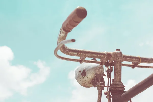 Vintage of old bicycle — Stock Photo, Image