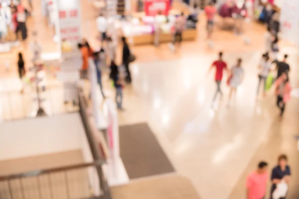 Abstrakte Unschärfe Hintergrund von Menschen in Einkaufszentrum lizenzfreie Stockbilder