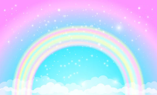 Renkli deniz kızı pulları, balık pulları. Tasarım için ışıldayan yıldızların fantezi arka planı. Vektör çizimi. Çocuklar için vektör illüstrasyonu.