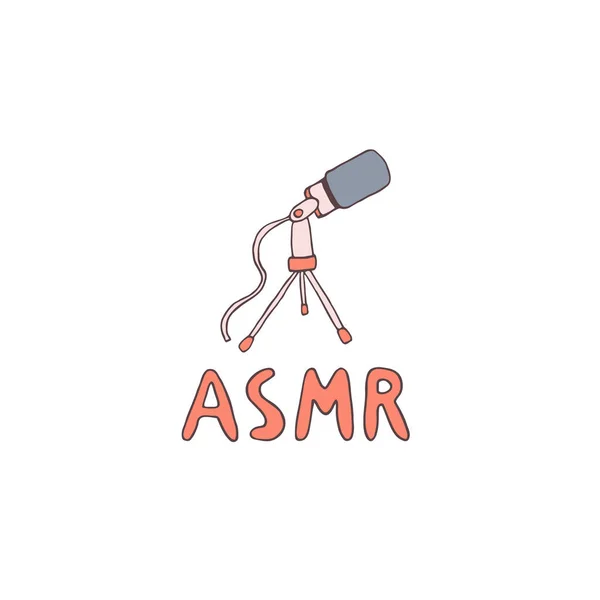 ASMR-logo, embleem — Stockvector