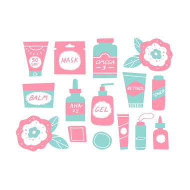 Cilt bakımı ve akne tedavisi kavramı