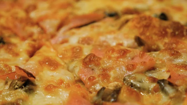 Delizioso Primo Piano Pizza — Foto Stock