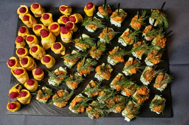 Etkinlik olarak lezzetli kanepeler