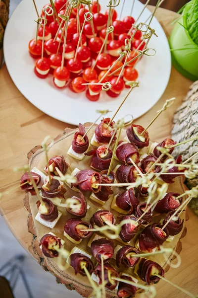 Pyszne przekąski uroczysty — Zdjęcie stockowe