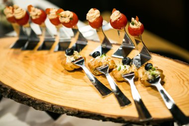 Taze lezzetli mezeler