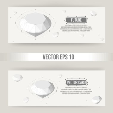 Abstract Creative concept vector background of geometric shapes. Polygonal design style letterhead and brochure for business. Vector Illustration eps 10 for your design.