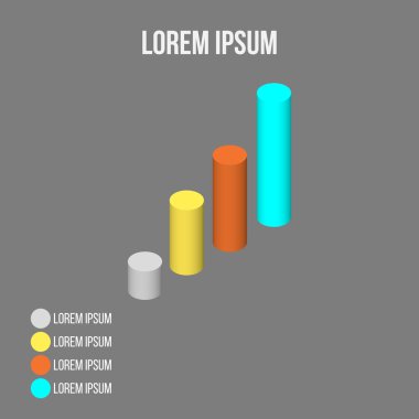 Yaratıcı soyut kavram arka plan. Infographic tasarım şablonu. İş kavramı. Resimde Eps 10 tasarımınız için vektör.