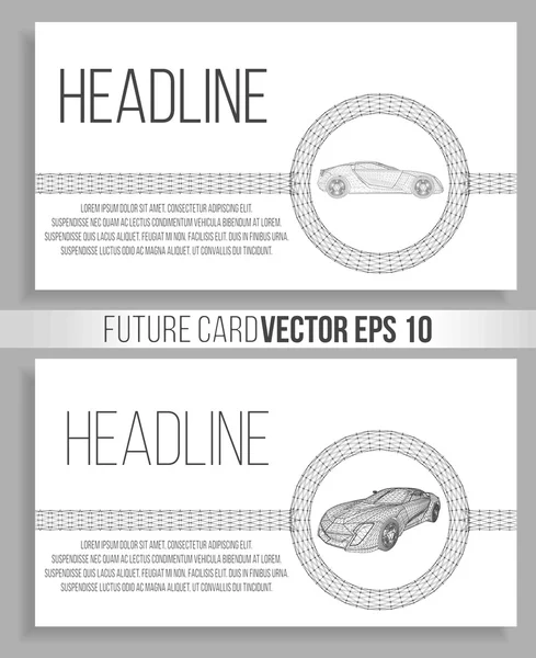 Résumé Concept créatif fond vectoriel de formes géométriques. Papier à en-tête de style polygonal et brochure pour les entreprises. Illustration vectorielle eps 10 pour votre design. Balle des lignes connectées à — Image vectorielle