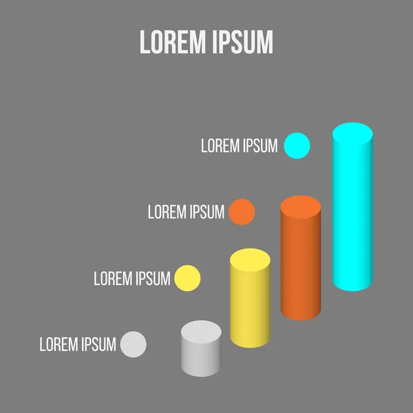 Resumo Concepção criativa de fundo. Modelo de design infográfico. Conceito de negócio. Ilustração vetorial EPS 10 para o seu design . — Vetor de Stock