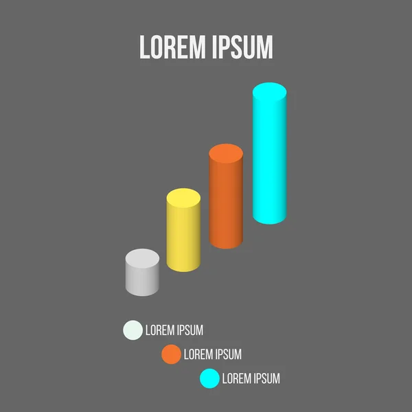 Resumo Concepção criativa de fundo. Modelo de design infográfico. Conceito de negócio. Ilustração vetorial EPS 10 para o seu design . — Vetor de Stock