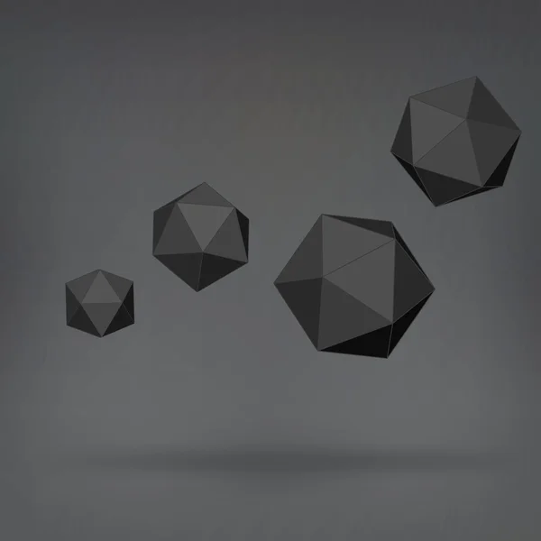 Аннотация Creative concept vector background of geometric shapes from triangular faces. Многоугольный дизайн фирменный бланк и брошюра для бизнеса. Векторная иллюстрация EPS 10 . — стоковый вектор