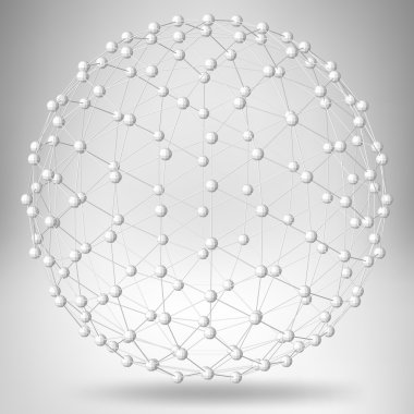 Yaratıcı kavramı vektör arka plan geometrik şekiller - top. Tasarım stili Antet ve broşür iş için. EPS 10 vektör çizim.