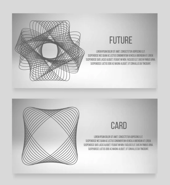 EPS 10 ilustração vetorial. Fundo abstrato com elementos de design geométrico. Estilo de design vetorial Cartão de visita, cabeçalho, brochura, banner . —  Vetores de Stock