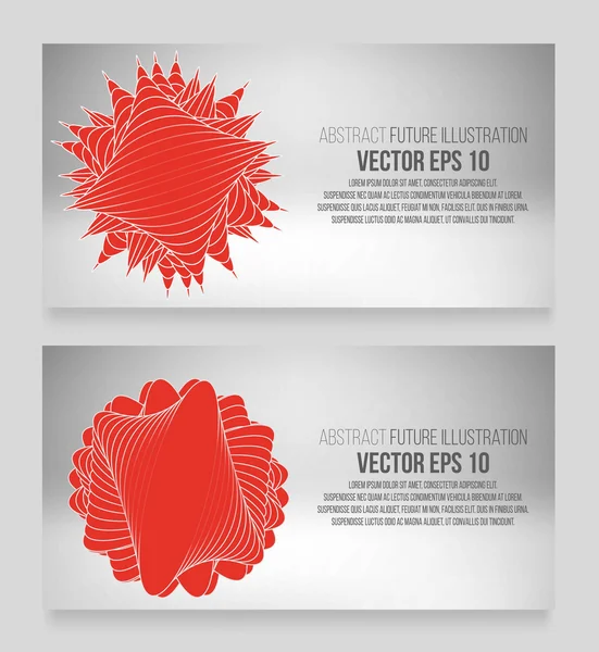 EPS 10 illustrazione vettoriale. Sfondo astratto con elementi di design geometrici. Biglietto da visita, carta intestata, brochure, banner . — Vettoriale Stock