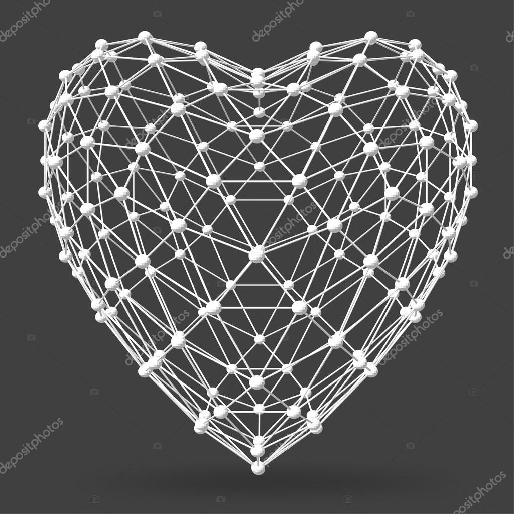 Concept creativo sfondo del cuore umano Vector Illustration eps 10 per il vostro disegno —