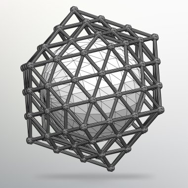 Yaratıcı soyut kavram vektör arka plan geometrik şekiller. Tasarım stili Antet ve broşür iş için. EPS 10 vektör çizim.