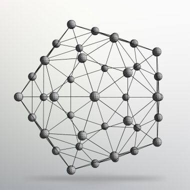 Yaratıcı soyut kavram vektör arka plan geometrik şekiller. Tasarım stili Antet ve broşür iş için. EPS 10 vektör çizim.