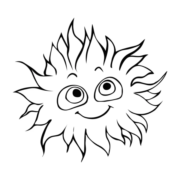 Ilustración de vectores de dibujos animados Good Little monster. EPS 10 . — Vector de stock