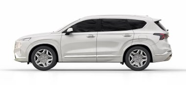 Beyaz arka planda büyük şehir beyazları kesişiyor. 3d oluşturma.