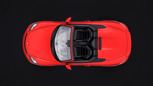 Tula Oroszország Március 2021 Porsche 718 Spider 2017 Piros Sport — Stock Fotó