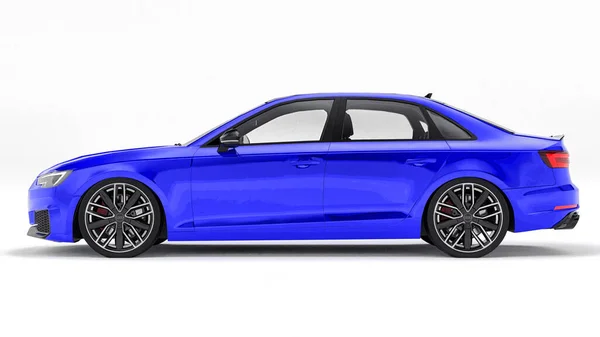 Tula Rusia Junio 2021 Blue Audi Rs4 Quattro 2018 Lujoso — Foto de Stock