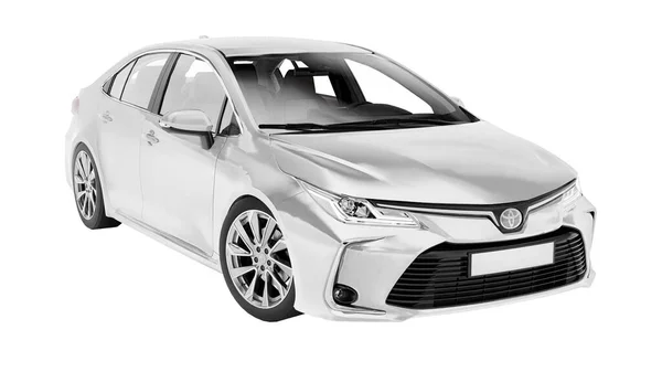 Tula Rússia Fevereiro 2021 Toyota Corolla Sedan 2020 Compacto Cidade — Fotografia de Stock