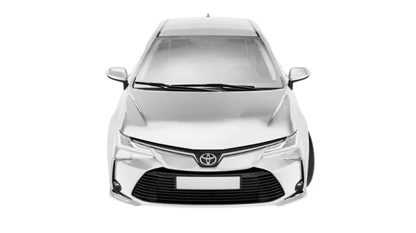 Tula Rússia Fevereiro 2021 Toyota Corolla Sedan 2020 Compacto Cidade — Fotografia de Stock