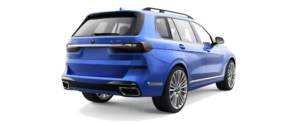 Tula Rusland Juli 2021 Bmw I50 Blauwe Luxe Suv Auto — Stockfoto