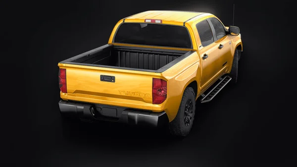 Тула Россия Июня 2021 Toyota Tundra 2020 Полноразмерный Пикап Желтый — стоковое фото
