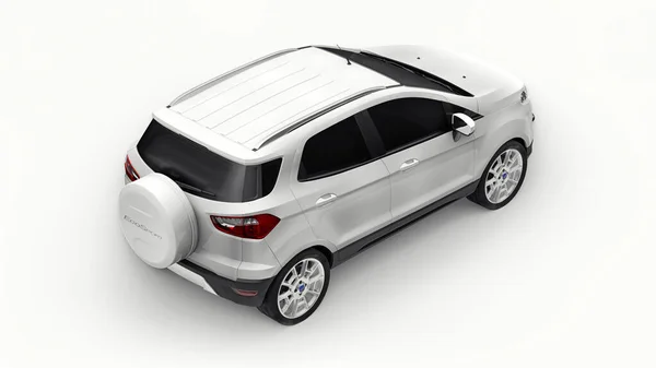Tula Rússia Junho 2021 Ford Ecosport 2016 Branco Compacto Suv — Fotografia de Stock