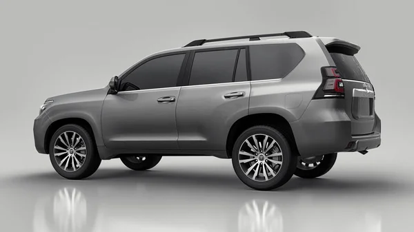 Tula Russia July 2021 Toyota Land Cruiser Prado 2018 Gray — Stock Photo, Image