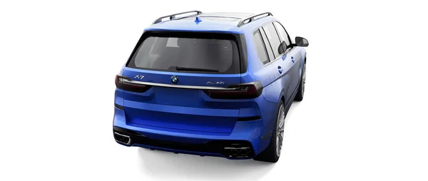 Tula Rusland Juli 2021 Bmw I50 Blauwe Luxe Suv Auto — Stockfoto